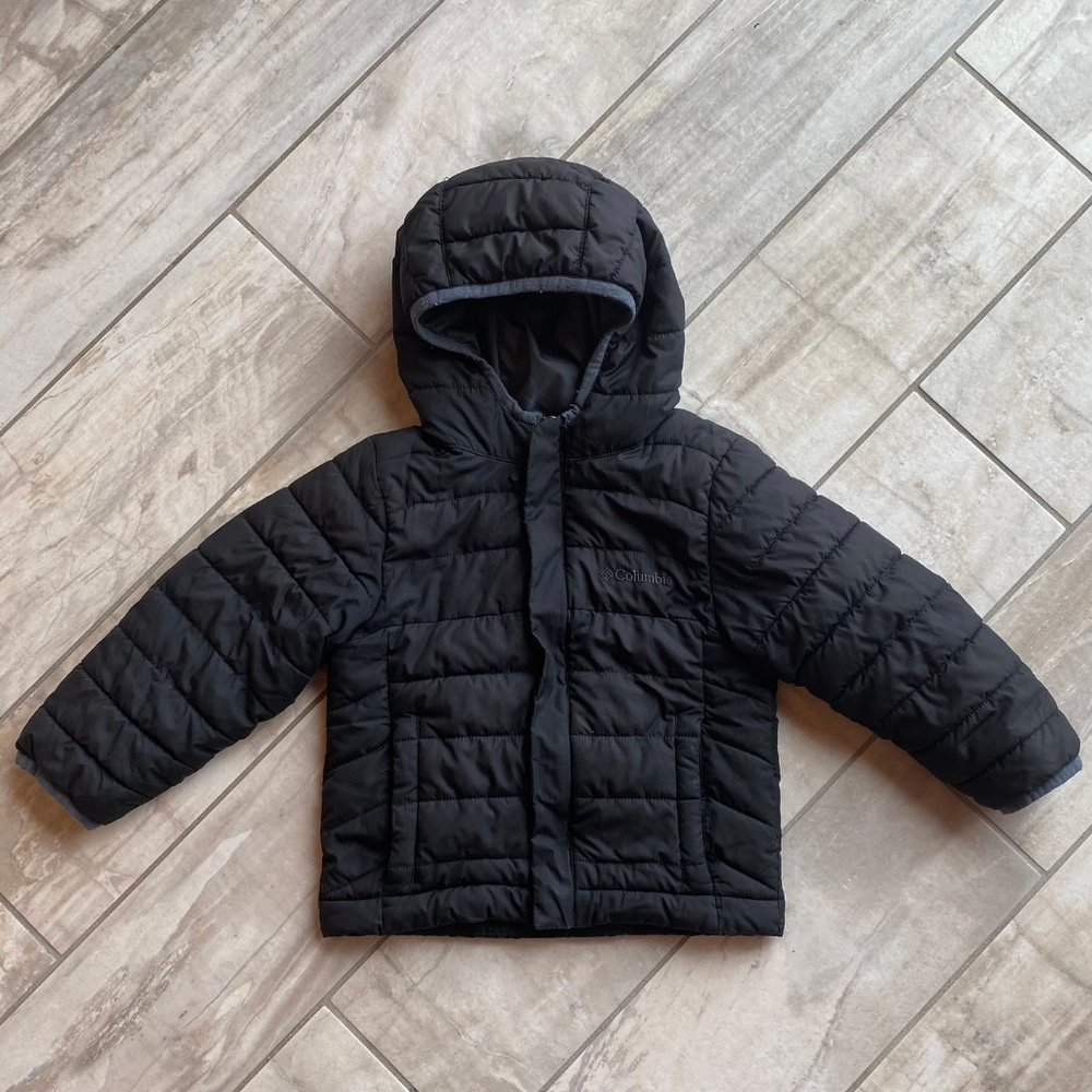 Columbia Toddler Powder Lite Hooded Jacket Winter Coat Puffer 3T Boys Or Girl